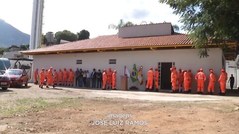 Manhã de hoje: inaugurada companhia de prevenção e vistoria do Corpo de Bombeiros em Valadares