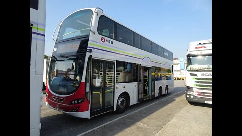 MTR Volvo B9TL 356 @ K68 港鐵巴士356行走K68線行車片段