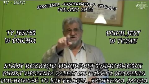 STANY ROZOWJU DUCHOWEJ ŚWIADOMOŚCI - PUNKT WIDZENIA ZALEŻY OD PUNKTU STANU ŚWIADOMOŚCI /2022 ©TV NFO