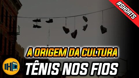 A Origem da Cultura: Tênis nos Fios #shorts #short #curiosidades #origem #cultura #historia #sapato