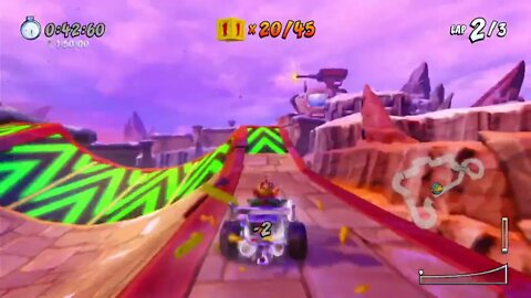 Barin Ruins Platinum Relic Race Gameplay - Crash Team Racing Nitro-Fueled (Nintendo Switch)