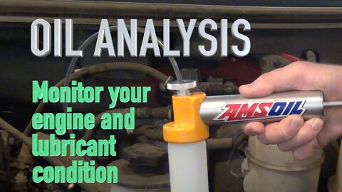 Oil Analysis - Monitor your Engine and Lubricant Condition!