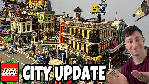 LEGO City Update (Making Room for Summer Wave & Detailing the City)