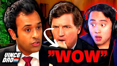 Vivek Ramaswamy SHOCKS Tucker Carlson with OFF-SCRIPT ANSWER in New Interview