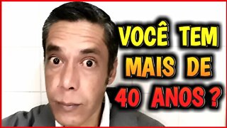 UMA PÉSSIMA NOTÍCIA PARA QUEM TEM MAIS DE 40 ANOS. #vanderleimartins #youtube