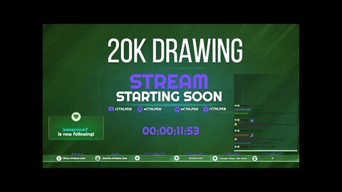 Instagram 20k Drawing (Twitch VOD)