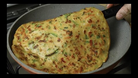 Vegetable Paratha With Liquid Dough In 10 Minutes | Quick & Easy Breakfast