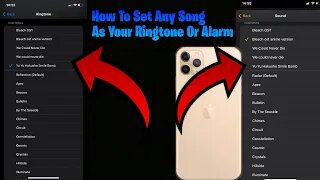 How To Set Any Song As Your Iphone RingTone Or Alarm
