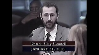 20th Anniversary of the Interstate Traveler Project Final Q and A Detroit City Council 31Jan2003