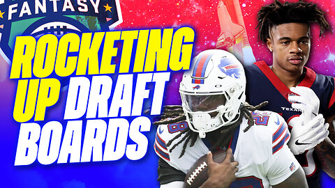 10 Players ROCKETING Up Fantasy Draft Boards - Fantasy Football 2023 Advice and Draft Strategy