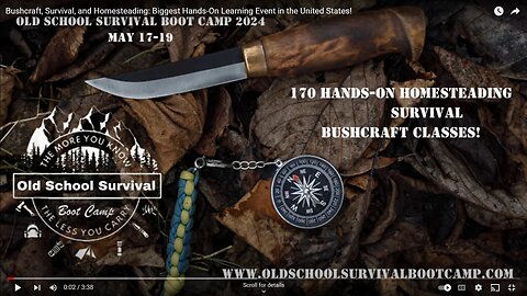 Bushcraft, Survival, and Homesteading Biggest Hands On Learning Event in the United States