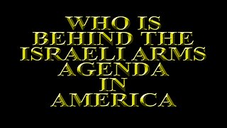 Josh Paul - Who is behind the US Israeli Arms agenda