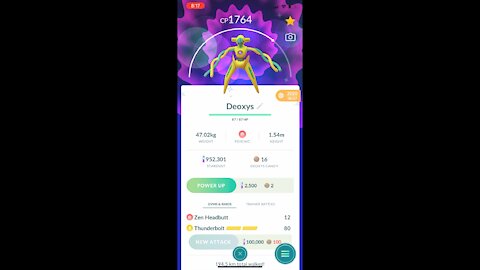 Pokémon Go - Shiny Deoxys