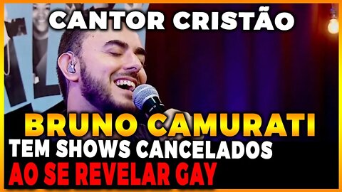 🔴 Cantor cristão Bruno Camurati tem shows cancelados após se revelar GAY