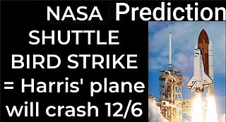 Prediction - NASA SHUTTLE BIRD STRIKE = Harris’ plane will crash Dec 6