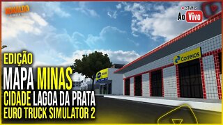 🔴ETS2 EDIÇÃO MAPA MINAS CIDADE LAGOA DA PRATA GERAIS EURO TRUCK SIMULATOR 2