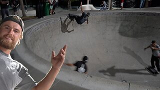 Crazy Concrete Bowl Jam In Florida!