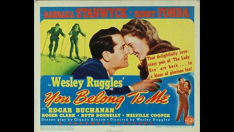 You Belong to Me (1941) | A romantic comedy film directed by Wesley Ruggles