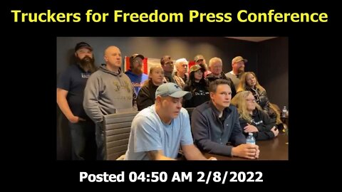Truckers for Freedom Press Conference