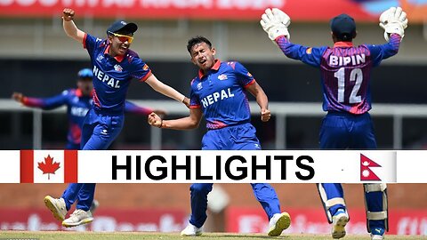 Nepal vs Canada 3rd ODI | Nepal Canada Bilateral Series | Match Highlights