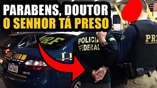 ARROGANTE! Policial Federal é preso em blitz. Olha o motivo...