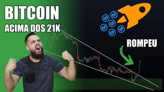 ROMPIMENTO LINDO! Bitcoin ACIMA DOS 21K Saiba QUANDO COMPRAR e O QUE FAZER - Análise BTC 09/09/2022