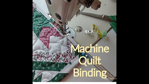 Machine Quilt Binding