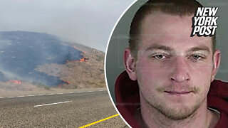 Oregon wildfire suspect tied to tree by citizens who caught him, sheriff says