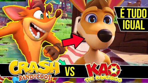 Jogo que Ameaçou o Crash bandicoot - Kao the Kangaroo #shorts