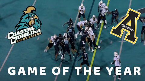 Coastal Carolina University vs App State Game Highlights 2022 | CCU Fans Storm the Field!