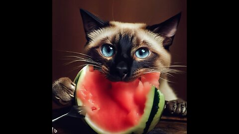 Water Melon Cat