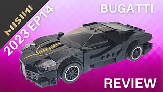 Misini - Bugatti La Voiture Noire-Mini Car Series Unbox, Speed Build & Review (Lego Alternate Build)