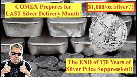 SILVER RED ALERT! LAST CHANCE TO BUY PHYSICAL SILVER BEFORE THE CHAOS HITS!! (Bix Weir)