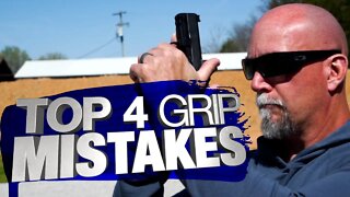 Top 4 Grip Mistakes with a Handgun - World Champion Mike Seeklander - Going Tactical ep28