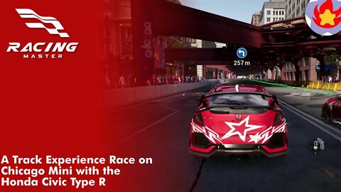 A Track Experience Race on Chicago Mini with the Honda Civic Type R | Racing Master