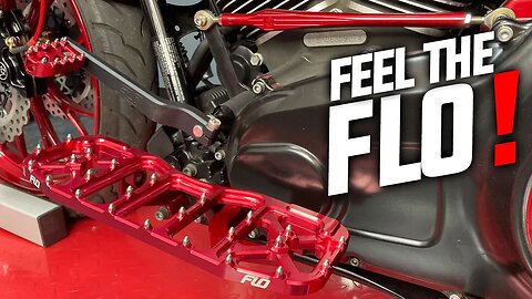 Aggressive Harley Bagger Foot Controls by FLO Motorsports