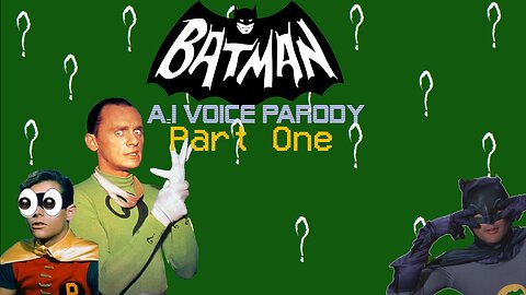 Surprising guest stars in hilarious Batman 1966 Ai Voice parody. Ai Batman Episode 1