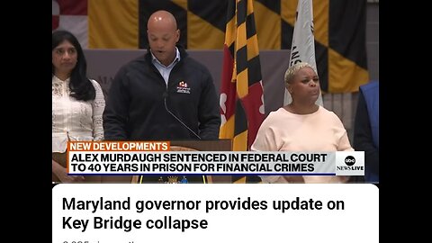 Maryland governor provide updates on Key Bridge collapse.