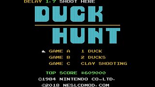 Duck Hunt - NES - Live com MiSTer FPGA - Videogames, Arcades, e Computadores clássicos #MiSTerFPGA