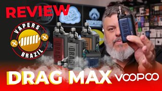 Voopoo Drag Max - Mais um Voopoo de 2 Baterias - Review PTBR