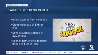 It's tax-free weekend in Ohio