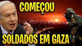 COMEÇOU! MILHARES DE SOLDADOS DE ISRAEL ENTRAM EM GAZA 🚨