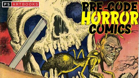 The Fantastic PS ARTBOOKS Pre-code HORROR Comics Reprint Series