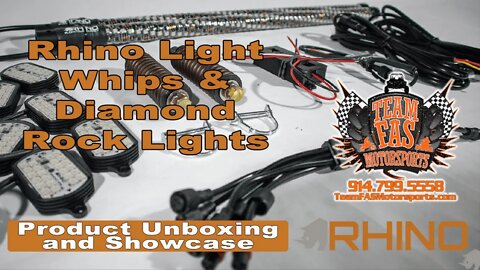 Rhino Light LED Whips and Rock Lights Product Showcase (Made in the USA)