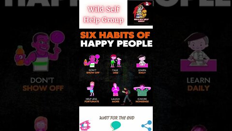 🔥Habits of happy people🔥#shorts🔥#wildselfhelpgroup🔥17 August 2022🔥