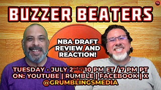 Buzzer Beaters - LIVE! - July 2nd 10PM ET / 7 PM ET