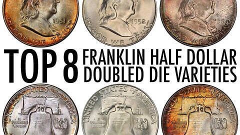 Top 8 Doubled Die Franklin Half Dollars - Photos & Values - Full PCGS / NGC DDs List