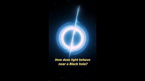 How does light behave near a Black Hole?