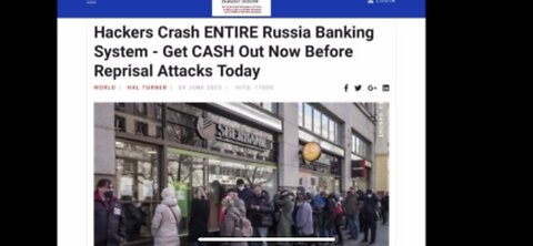 BREAKING NEWS - HACKERS TAKE DOWN RUSSIAN BANKING SYSTEM!!!