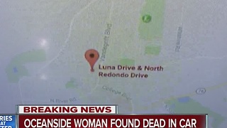 Oceanside woman found dead in car